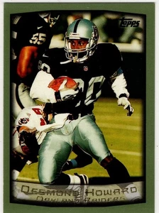 1999 Topps Football Desmond Howard No. 77 Oakland Raiders - Picture 1 of 2