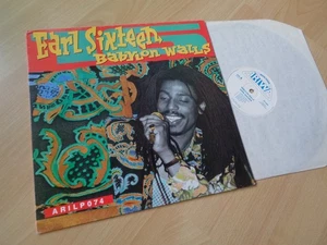 LP EARL SIXTEEN - BABYLON WALLS 1992 uk ARIWA original ROOTS REGGAE see pics - Bild 1 von 9