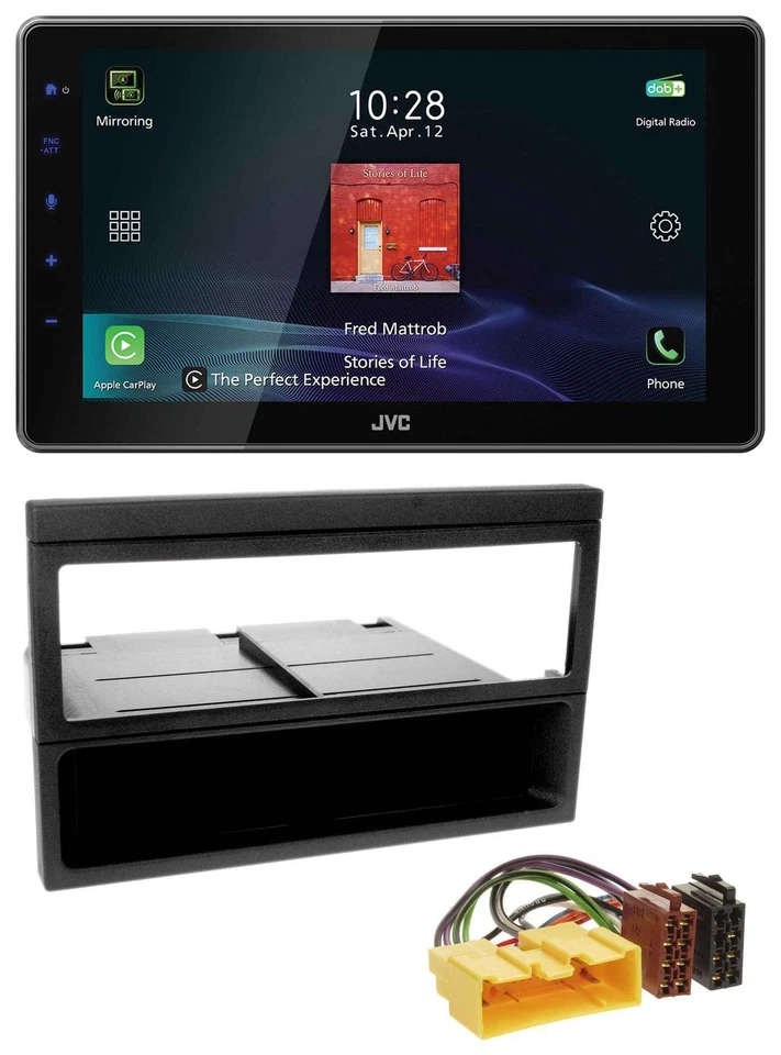 JVC DAB MP3 Bluetooth USB Autoradio für Mazda MX-5, 626F, 323L, 323K - Bild 1 von 4