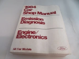 1984 Ford Engine Diagnosis Shop Manual Trouble Codes Lincoln Mercury Mustang Etc - Picture 1 of 4