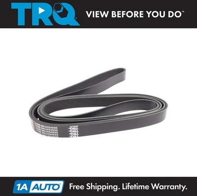 TRQ Serpentine Belt Fits 2003-2007 Ford F250 F350 Super Duty & HD Trucks - Image 1 of 3
