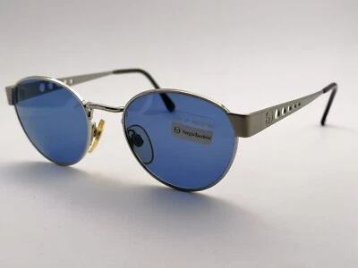 Vintage Sergio Tacchini S.T 1001-S 135 49 19 Oval Sunglasses Unisex 1990s Stock - Image 1 of 4