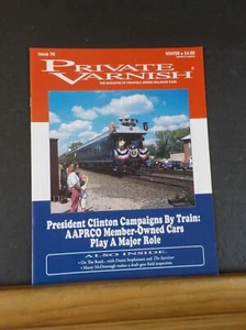 Barniz privado número 70 revista de vagones de ferrocarril de propiedad privada equipo de tiro - Imagen 1 de 2