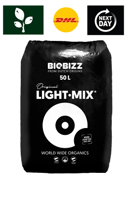 BioBizz ALL Mix Light Mix Soil 50L Organic Hydroponic Soil Growing Media - Image 1 of 4