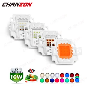 10W High Power Smd Led Chip 10 Watt 940Nm 660Nm Rgb Ir Grow Light Emitter Diodes - Picture 1 of 23