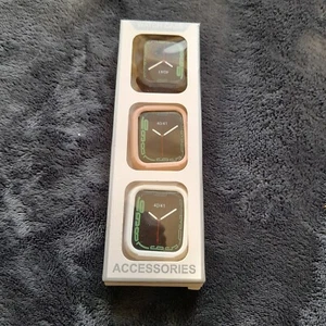 Apple Watch 40mm odporne na wstrząsy silikonowe etui 3-pak | czarny, biały i różowy | wytrzymały - Zdjęcie 1 z 8
