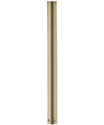 Progress Lighting 36 in. Vintage Brass Ceiling Fan Downrod - Image 1 of 4