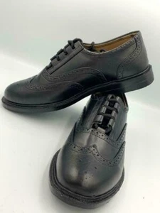 Ghillie Brogues Scottish Kilt Shoes, Black Leather Ghillie Brogues, Sizes 5-13 - Picture 1 of 2