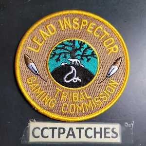 CONNECTICUT TRIBAL GAMING COMMISSION LEAD INSPEKTOR SCHULTERAUFNÄHER CT - Bild 1 von 2