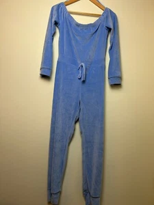 Mode Nova Overall Größe L Need A Hug Velour hellblau neu mit Etikett - Bild 1 von 9