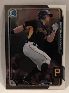 2015 Bowman Chrome Baseball Prospect Austin Meadows Rookie Karte #BCP126 NEUWERTIG - Bild 1 von 2