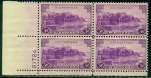 SCOTT # 801 PLATE BLOCK, PUERTO RICO, MINT, OG, NH, GREAT PRICE! - Picture 1 of 1