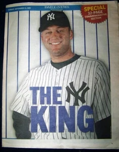 NY DAILY NEWS 2009 NEW YORK YANKEES DEREK JETER SONDERGEDENKABSCHNITT - Bild 1 von 1