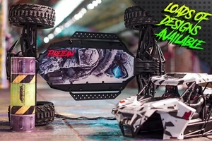 ARRMA FIRETEAM / MOJAVE RC Chassis Skin Protector -Lots of designs durable skinz - Picture 1 of 29