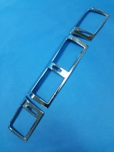 3 CHROME RHD STAINLESS A/C AIR VENT FRAMES 1995-2002 MERCEDES BENZ W210 E-CLASS - Picture 1 of 5