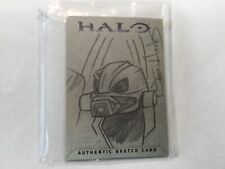 Halo XBOX Trading Card 2007 Topps Jason Hughes Rare Artist Sketch 1/1 Grunt