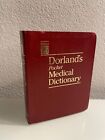 Dorlands Pocket Medical Dictionary 25Th Ed 1995 Wb Saunders Faux Leather