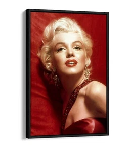 FOTOGRAFÍA EN COLOR DE COLECCIÓN MARILYN MONROE - EFECTO FLOTANTE LONA ARTE PARED IMPRESIÓN FOTO - Imagen 1 de 12