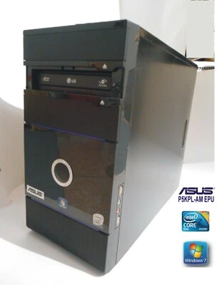 DESKTOP ASUS P5KPL-AM EPU - DUALCORE E7500 2.93 GHZ - 2 GB RAM - WIN 7 ORIGINALE - Immagine 1 di 4
