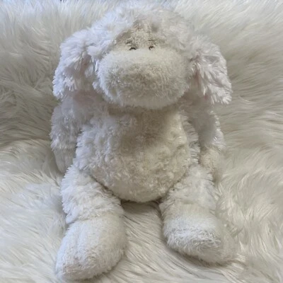 Baby Ganz Lindo Bellifuls Blanco Cordero Sonajero Bolsa de Frijoles Peluche Oveja Foto 1 de 4