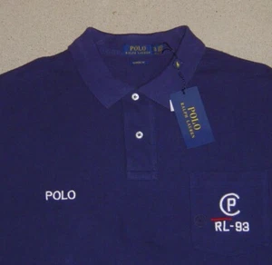 New NWT Polo Ralph Lauren Men's CP-93 Classic Fit Mesh Polo Navy MSRP $89.50 - Picture 1 of 7