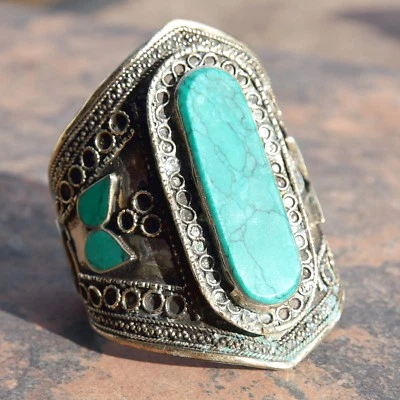 PULSERA (1 pieza) Danza Tribal Turcomana ATS Real MALAQUITA Danza del Vientre 502n4 Foto 1 de 4