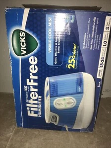 VICKS Pediatric FILTER FREE Cool Mist HUMIDIFIER V4500JUV - Picture 1 of 4