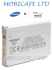Genuine Nokia BLC-2 Battery For 3350 3360 3390 3395 3410 3510 3510i 3520 3530 - Picture 1 of 1