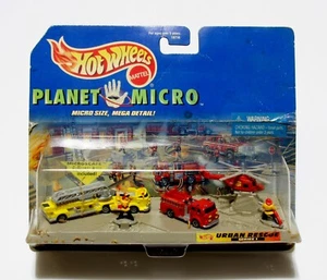 Hot Wheels Micro Machines Urban Rescue Serie 1 Mattel 1997 Microscape NUEVO - Imagen 1 de 7