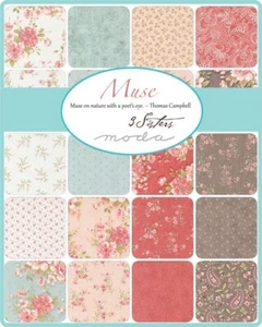 MUSE 5" Square Charm Pack Quilt Fabric by Moda (42 Pc) by 3 Sisters - Picture 1 of 2