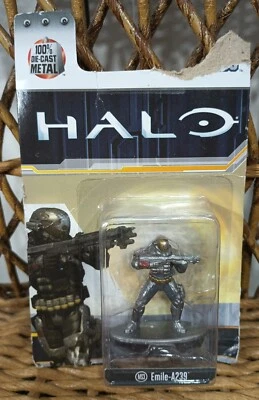 Figuras de metal Halo Nano Emile-A239 DieCast Metal coleccionable MS3 *Paquete dañado Foto 1 de 4