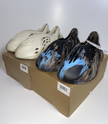 Adidas Yeezy FOAM RNR sabbia del deserto taglia 12 M & YZY FOAM RNR Cinder MX taglia 12 M