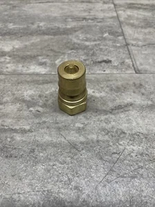 Eaton / Hansen B4KP26 Hydraulic Quick Connect Fitting, Brass Body, New - Picture 1 of 6