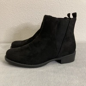 Dream Pairs Women’s Ankle Boots Chunky Low Heel Chelsea Slip-On Elastic Size 8.5 - Picture 1 of 8