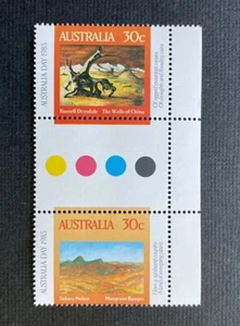 GREAT SET Australia Decimal 1985 Australia Day GUTTER and MARGIN Pair MUH - Picture 1 of 2