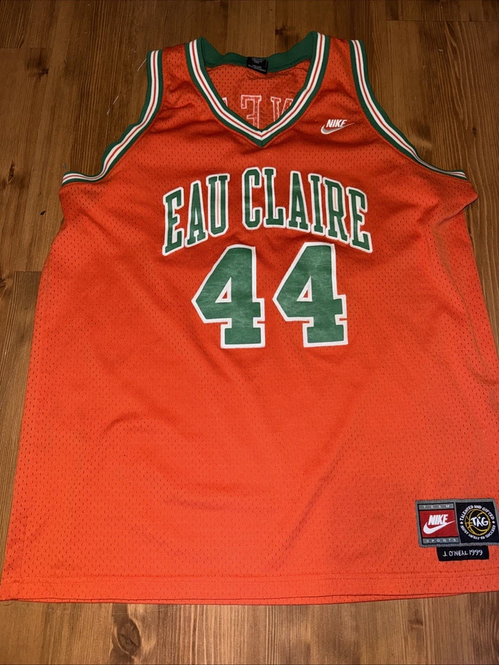 CAMISETA DE BALONCESTO VINTAGE 1999 NIKE JERMAINE O’NEAL EAU CLAIRE ESCUELA SECUNDARIA TALLA XL Foto 1 de 4