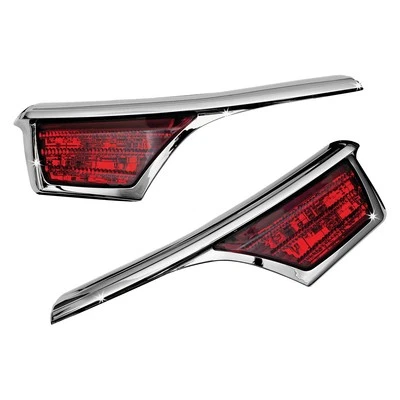 For Honda Goldwing 1800 06-17 LED Passenger Armrest Trim with Turn Signal — 第 1/4 张图片