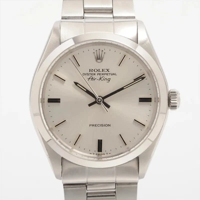 Rolex Air-King 5500 SS SS AT Silver-Face Foto 1 de 4