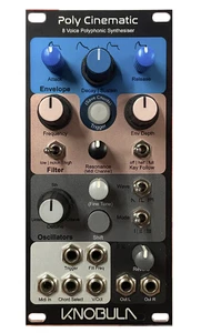 Knobula Poly?Cinematic – 8?Voce, 56?Oscillatore Polifonia in 12?HP Eurorack i... - Foto 1 di 1
