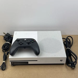 Microsoft Xbox One S Console bianca - 500 GB (modello 1681) con controller - Foto 1 di 19