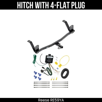 Сцепное устройство Reese для прицепа + 4-полосная проводка для 17–21 Chevy Bolt EV 77956 1–1/4 дюйма приемник - Изображение 1 из 4