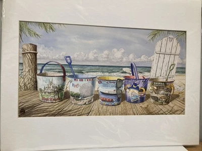 "Nuevo RARO CUBO MGM 2005 David E Doss impresión de arte de pared Summer Magic Disney 14x11""" Foto 1 de 4