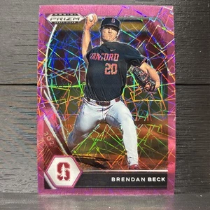 2021 Panini Prizm Draft Picks - Pink Velocity Prizm #PDP55 Brendan Beck (RC) - Picture 1 of 2