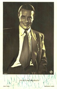 Johannes Heesters Original Signature On Ross Card No. 346 H