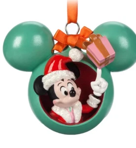 Disney Parks 2023 Santa Mickey Maus Ikone Skizzenbuch Weihnachtsschmuck NEU - Bild 1 von 1