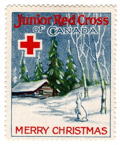 (I.B) Canadá Cenicienta: Sello de Navidad Cruz Roja Junior  Foto 1 de 1