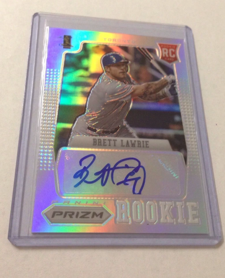 Panini Prizm 2012 refractor autógrafo novato Brett Lawrie automático radiocontrol/25 Foto 1 de 1