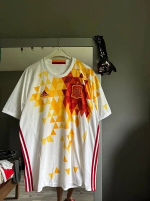 Spain Away Jersey/Kit (2016-17) - adidas, Men’s Large, White Size XL - Image 1 of 4