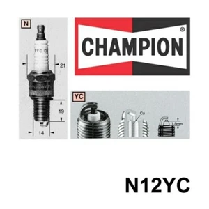 4x New CHAMPION Performance Driven Quality Copper Plus Spark Plug #N12YC - Picture 1 of 6