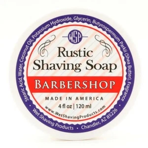 Mens Shaving Cream Wet Shaving Products Rustic Shave Cream - Barbershop - Picture 1 of 2
